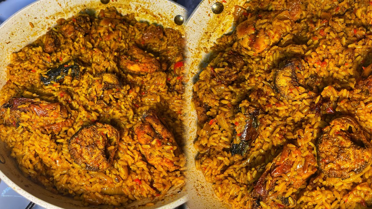 Native Oil Rice How to make best Nigerian Native Rice (Palm Oil Rice) - YouTube