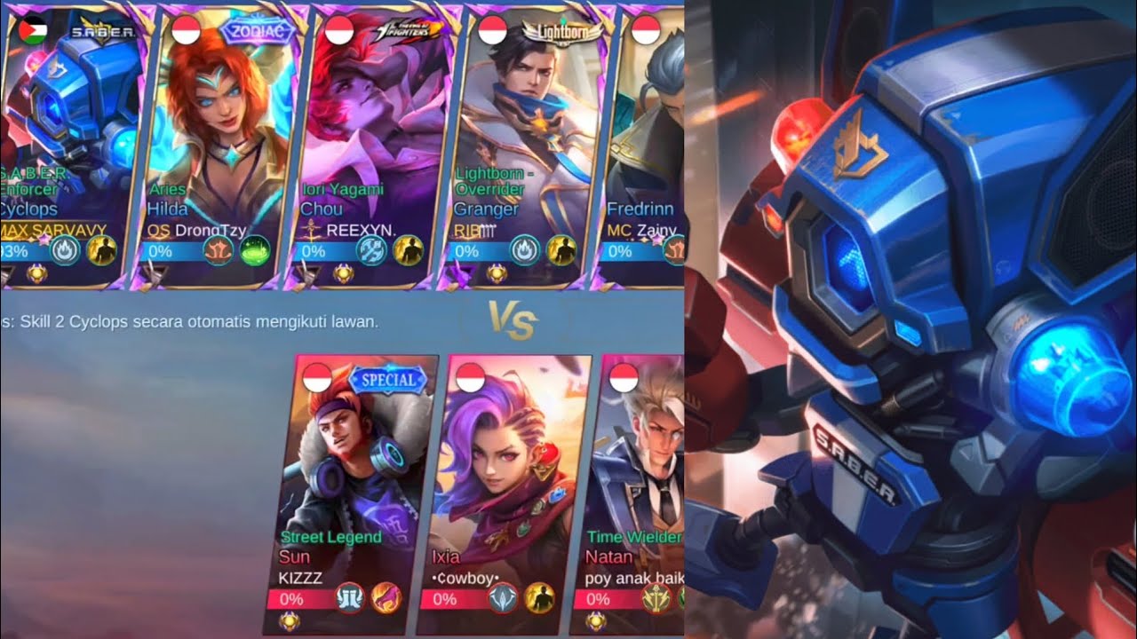 CYCLOPS FULL MAGIC 💥KASIH PAHAM BOSS 🔥 #mobilelegends #fyp #viral 