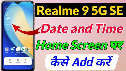 Realme 9 5G SE me date & time setting kaise kare | Realme 9 5G SE me date & time kaise show kare