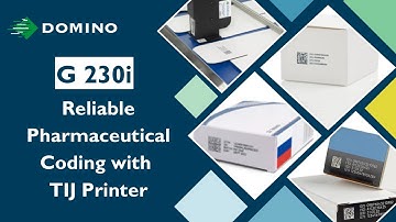 High-Speed, Reliable Pharmaceutical Coding with Domino G230i TIJ Printer
