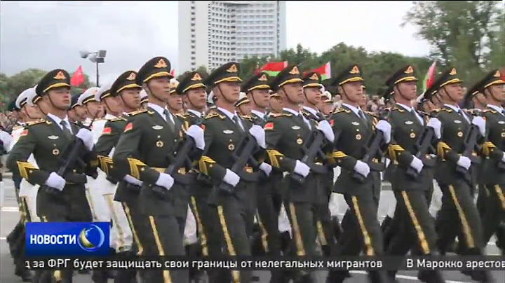 Военный парад в Минске