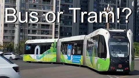 Transit Just Got Stranger:  Autonomous Rail Rapid Transit: Bus-Tram in Yibin, China 2025 宜宾
