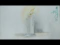 How to draw candel sketch easily step by step || Easy Candle Drawing