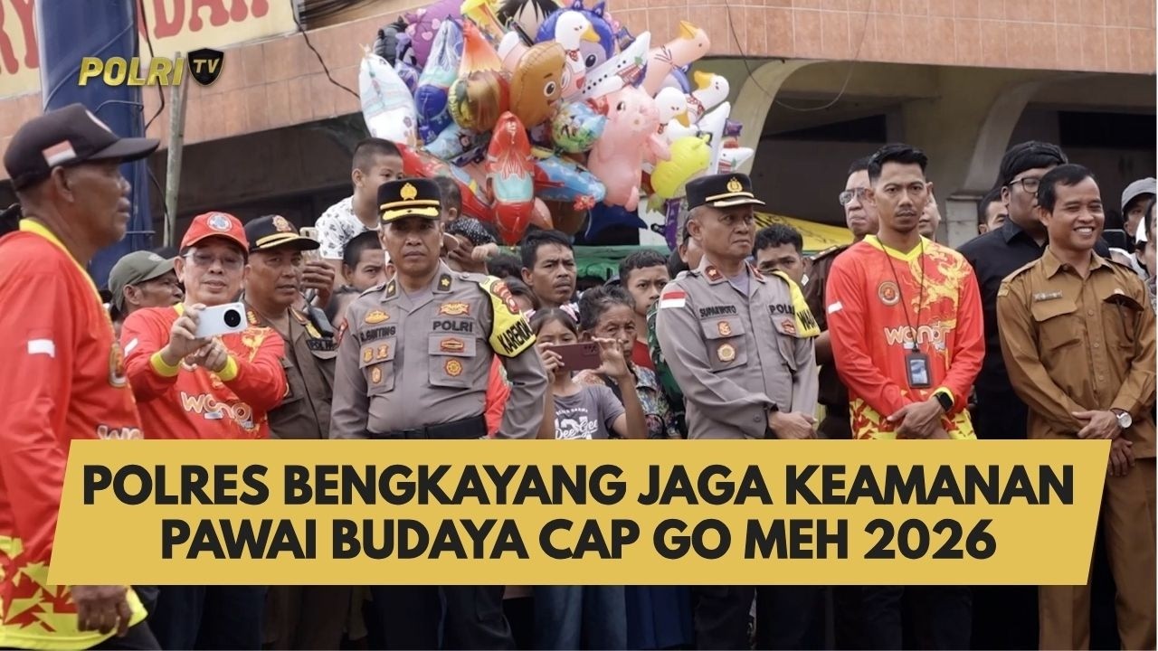 POLRES BENGKAYANG JAGA KEAMANAN PAWAI BUDAYA CAP GO MEH 2026