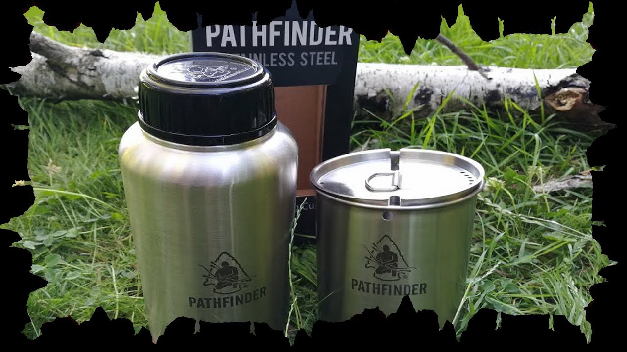 Pathfinder Stainless Steel Water Bottle and Nesting Cup