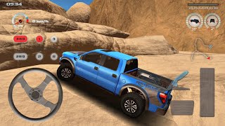 Modified Ford Raptor Off-Road Driving In Desert - New OffRoad Games 3D - Android Gameplay screenshot 3