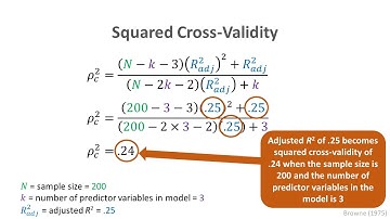 Introduction to Cross-Validation