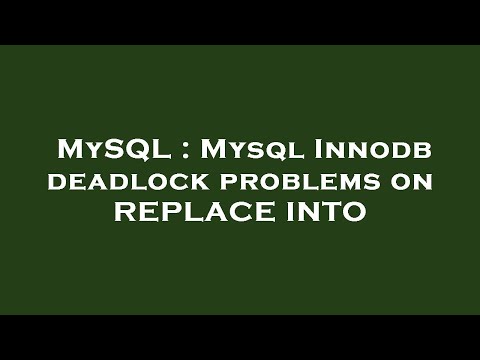 MySQL : Mysql