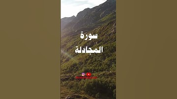 سورة المجادلة SURAT ALMUJADILA #اكسبلور #تيك_توك #لايك
