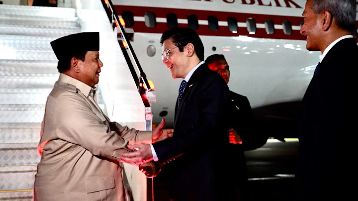 Tiba di Singapura, Presiden Prabowo Disambut Langsung oleh PM Lawrence Wong, 15 Juni 2025