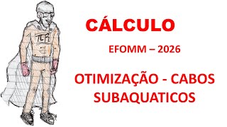 EFOMM - 2026 - CÁLCULO - OTIMIZAÇÃO - CABOS SUBAQUATICOS
