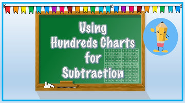 Use a hundreds chart to subtract.
