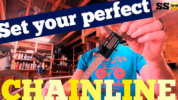 How to set the perfect chainline for you single speed bicycle