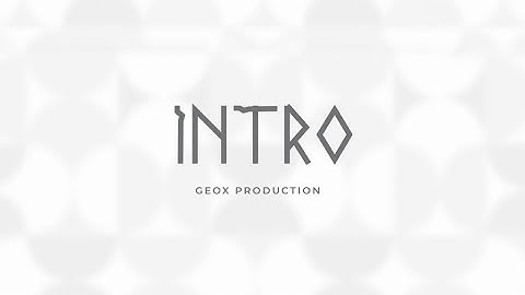 Intro - Geox production ( Official Audio)