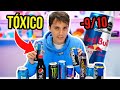 PROBÉ 10 BEBIDAS ENERGÉTICAS en 1 DÍA ¿Cual es la Mejor Bebida Energética? Redbull, Monster Energy.