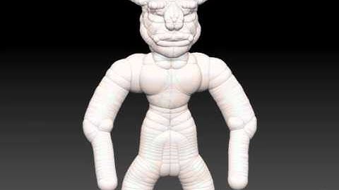 first try at zsketch in zbrush