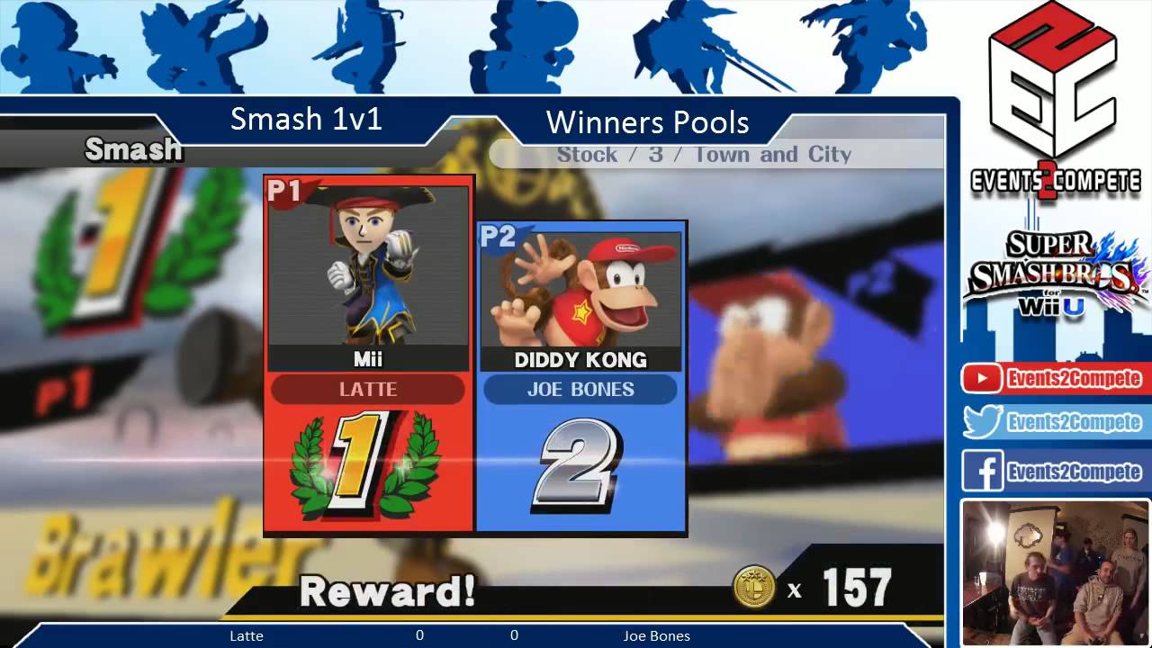 Kanela Breakfast Club #3 Singles: Latte (Mii Brawler) vs. Joe Bones (Diddy) - WB