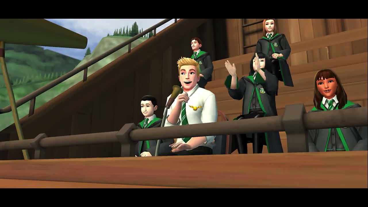 Hogwarts Mystery quidditch Slytherin practice 