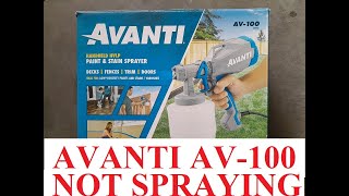 Avanti HVLP Not Spraying Fixed with off-label cleaning