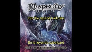 Rhapsody Of Fire - Into the Legend (Lyrics &amp; Sub. Español)