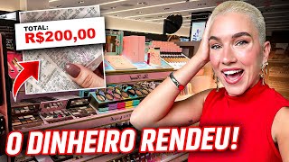 FUI NA 25 DE MARÇO E COMPREI UM KIT DE MAKE COMPLETO COM R$200,00!