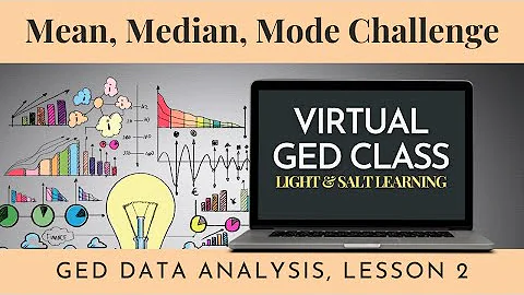 Mean, Median, Mode and Range Challenge: GED Data Analysis Class 1