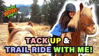 Tack up and Ride with Me: Colorado Trail Ride on an Icelandic Horse! | GoPro