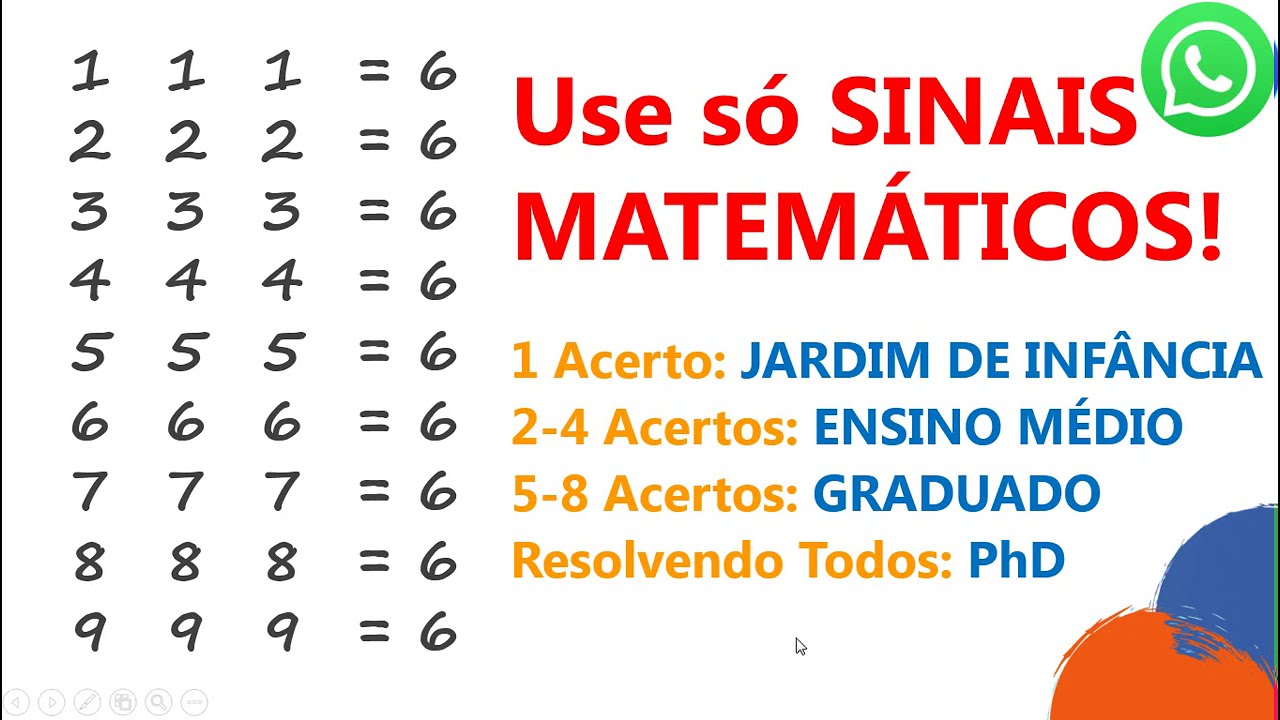 Matemática: 3+3x3!=? - Gênio Quiz