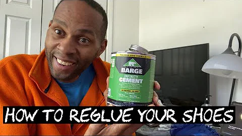 How to reglue shoes using Barge Infinity Cement