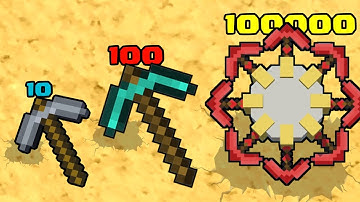 Diamond Digger Level Up pickaxe Max Level Gameplay (Merge Minner)