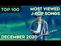 [TOP 100] MOST VIEWED J-POP SONGS - DECEMBER 2020