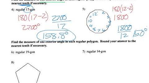 6-1 Angles of Polygons Notes video