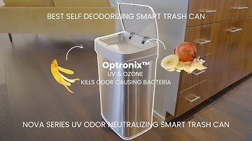 Nova Smart Trash Can: Keeps Odors at Bay with UV Optronix™✨