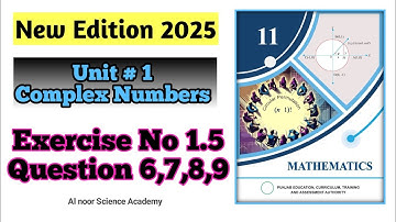 Class 11 Maths | Chapter 1 | Exercise 1.5 Question 6,7,8,9 | New Book 2025