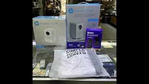 Review of HP CC200 Roku Projector.