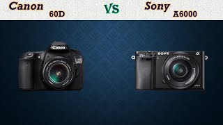 Canon 60D vs Sony A6000 - Comparison, Specifications, Price