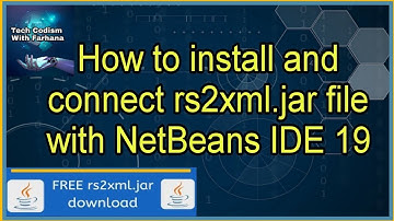 rs2xml jar free download netbeans /Java JAR Library in Netbeans /add Jar files/libraries in Netbeans