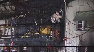 Fires Burns Through 2-Story Apartment Building In Lyons