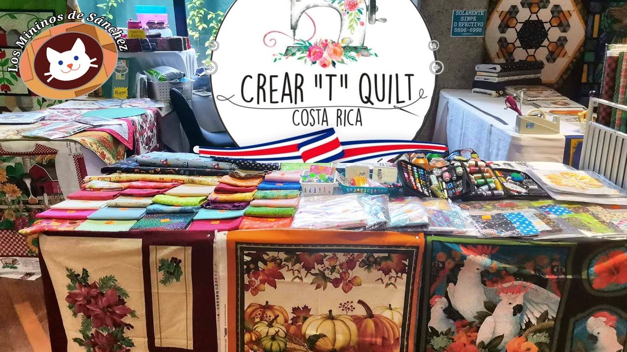 Crear T Quilt en la Feria Unidos por el Quilting en San José Costa Rica