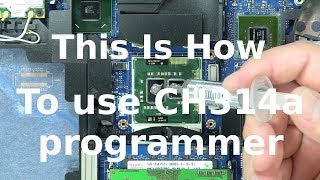 How to use CH341A bios programmer