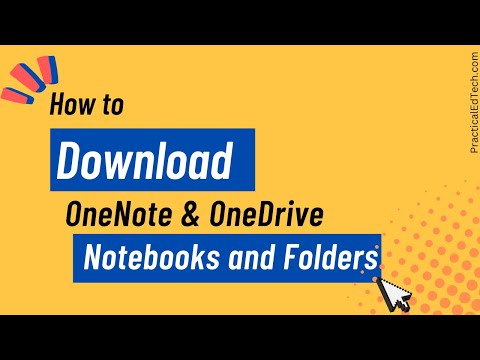 How to Download OneNote Notebooks and OneDrive Folders