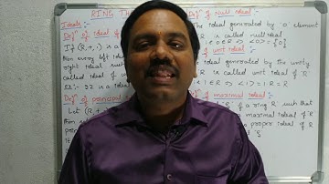 Ring Theory part 24 | UG/PG Syllabus