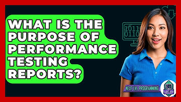 What Is The Purpose Of Performance Testing Reports? - Next LVL Programming