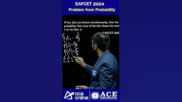 EAPCET Target 2024 | Problem from Probability #eapcetpreparation #eapcetclasses | #aceonline