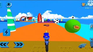 Super Heroes Downhill Racing 2020 || Motorbikes Downhill Racing || Android Gameplay Video screenshot 5