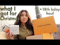 WHAT I GOT FOR CHRISTMAS 2020 + 18th birthday haul!