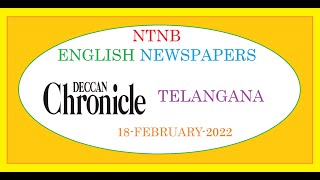 DECCAN CHRONICLE TS 18 FEBRUARY 2022 FRIDAY