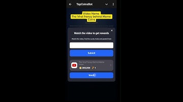 Tapcoin Video Code | The viral frenzy behind the meme coin code today | Tap coin bot code #tapcoin