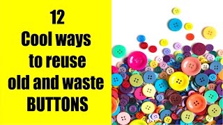 12 Cool Ways to reuse old and waste BUTTONS | @CraftStack screenshot 4