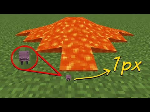 can 1 pixel Strider walk on lava?